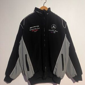 Mercedes Benz AMG Racing Jacket Team Racing Embroidered Jacket F1 Rare VTG Y2K